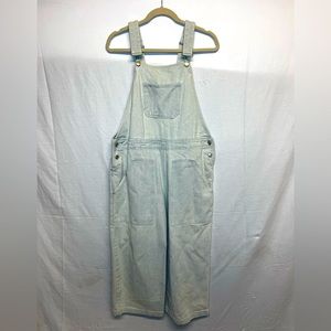Signature8 Denim Overalls Light Wash Size Large